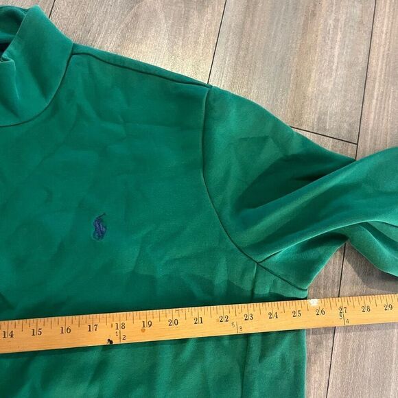 Polo Ralph Lauren Green‎ Performance Quarterzip Sweater Men XL - Picture 5 of 6